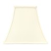 Royal Designs Square Bell Lamp Shade, Eggshell, 5" x 10" x 9"