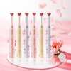 Jutqut Jelly Lipstick, Tinted Lip Gloss Heart Shape Lip Stain, Mirror Moisturizing Lip Glaze, Long Lasting Nourishing Lip Glow Balm, Non-sticky, Vivid Color Glossy Lip Gloss Lip Makeup, 01#02#03