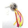 Kats'N Us Bouncy Pom Pom String Cat Toy Teaser with Ribbons