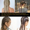 VolksRose Styling Gel - Extreme Hold Hair Gel for Twist, Locs, Box Braids, All Hair Types - Flakeless Braid & Edge Gel, Tames Frizz & Edges, Long Lasting - 1.76 Fluid Ounces