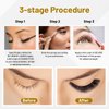 Queen Eyes. Cluster Lashes,50D Curl 144 Lash Clusters DIY Lash Extension at Home, Reusable with Good Care Individual Lashes Super Thin Band (50D, D-10-16mm MIX)