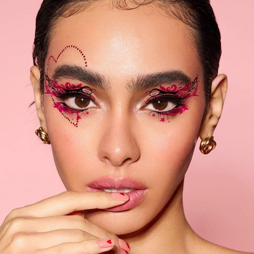 Colorful Eye Shadow Tattoo Sticker 20pcs, Makeup Transfer Stickers Eyeliner Temporary Tattoo Stickers, Temporary Face Tattoos Eyeshadow Sticker Simulation Tattoo