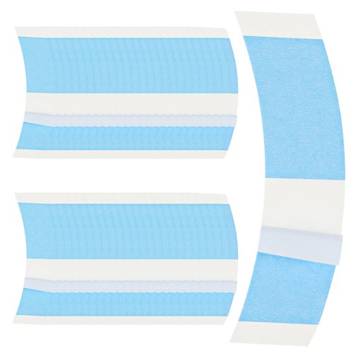 Lusofie 60pcs Waterproof Lace Tape for Hairpiece Wig Tape Big Hair Extension Tape 3x0.86 inch Double Sided Adhesive Tape in Tape Replacement for Extensions Wig Tape Beauty Tools