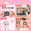 Kids Camera, 2024 New Toddler Camera with 32GB SD Card & Tripod, 2.4 Inch Portable Toy Camera 1080 HD Digital Video Camera for Boys Girls Christmas Birthday Gift Timelapse Camera with Silicone Cover