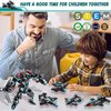 MOONTOY 577PCS STEM Robot Building Toys Set 25-in-1 Engineering Kit Building Blocks Bricks Construction Vehicles Educational Christmas Birthday Gifts for Kids Boys Girls 5 6 7 8 9 10 11 12+ Year Old
