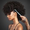 Fromm Professional Curl Studio 9" Edge Brush and Comb Shaper for Taming, Styling, Smoothing, Controlling Baby Hairs and Flyaways