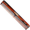 Kent 2T 6 Inch Double Tooth Hair Dressing Comb, Fine and Wide Tooth Dresser Comb For Hair, Beard and Mustache, Coarse and Fine Hair Styling Grooming Comb for Men, Women and Kids. Made in England
