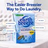 Earth Breeze Laundry Detergent Sheets Fresh Scent - 60 Loads No Plastic Jug Concentrated Laundry Detergent 30 Sheets