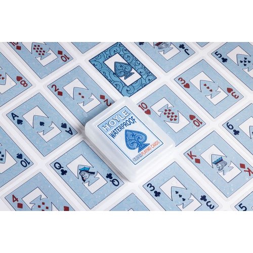Hoyle Waterproof Playing Cards, Clear, 1 Deck