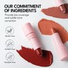 imakeupnow Moisturizing Tint Lip Balm, Hydrating & Nourishing Lip Balm for Women, Conditioning Lip Care Makeup, DUSTY ROSE