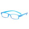 Calabria 762 Around the Neck Hanging Reading Glasses +1.25 Blue Mens Womens Lightweight Durable Trendy Readers Long Temples