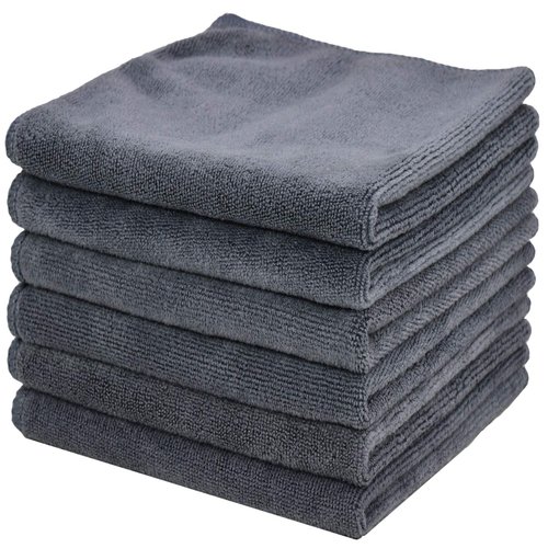 VIcolour Microfiber Face Cloth Makeup Remover Cloth Face Cleaning Cloths Soft Facial Washcloths 12 x 12inch 6 Pack