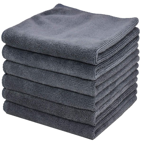VIcolour Microfiber Face Cloth Makeup Remover Cloth Face Cleaning Cloths Soft Facial Washcloths 12 x 12inch 6 Pack