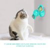 Cdipesp Windmill Cat Toy with Catnip, Interactive Cat Spinning Toys with Suction Cup Kitten Turntable Massage Toy for Indoor Cats (Blue)