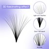 Volume Lash Extensions Easy Fan Volume Lashes .05 .07 8-14mm C/D Curl Mixed Self Fanning 4D 5D 6D~10D Easy Fan Cluster Rapid Automatic Blooming Lash Extensions by WENDY LASHES(0.05-CC, 8-14mm)