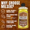 Milsek Furniture Polish and Wood Cleaner with Lemon Oil - Multipurpose Solution for Home Improvement from Hardwood Floors to Kitchen Cabinets - 12 Fl Oz (Pack of 4)