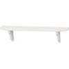 1Pc White Dollhouse Wall Shelf, 1:12 Scale Miniature Dollhouse Accessories, White Doll House Storage Wall Shelf for Kitchen Scene, Dollhouse Décor, Dolls and Accessories