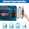 FREESEA Aquarium Fish Tank Heater: 100W Small Submersible Turtle Heater with Adjustable Temperature External Controller for Betta | Saltwater | Freshwater | 10-20 Gallon