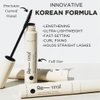 Haleys Re-veal Lash Lengthening Mascara - VEGAN & CRUELTY-FREE Makeup, Curved Wand for Feathery Lash-Extension Look, Lightweight Korean Formula (Black)