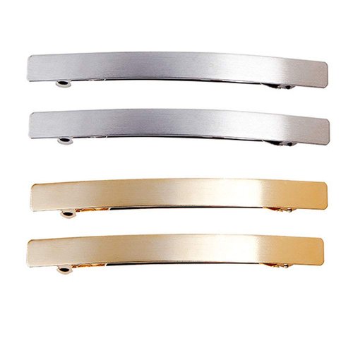 4Pcs 4&quot; Metal Hair Clip Metal Hair Pins French Styles Hair Barrettes Spring Hair Clips Hair Acces...