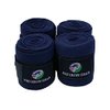 RIDING GEARS Horse Fleece Wraps Bandages/Polo Wraps/Stable Wraps Equestrian Leg Wraps Set of 4 Equestrian Boot Protection (Navy Blue)