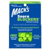 Mack’s Snore Blockers Soft Foam Earplugs, 12 Pair – 32 dB High NRR, 37 dB SNR – Comfortable Ear Plugs for Sleeping, Snoring, Loud Noise and Travel