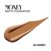 SELESTIA BEAUTY Matte Foundation Money - Long-Lasting Makeup Foundation with Flawless & Buildable Coverage - Liquid Foundation for All Skin Types - Perfect Women's Gifts for Christmas (Honey)