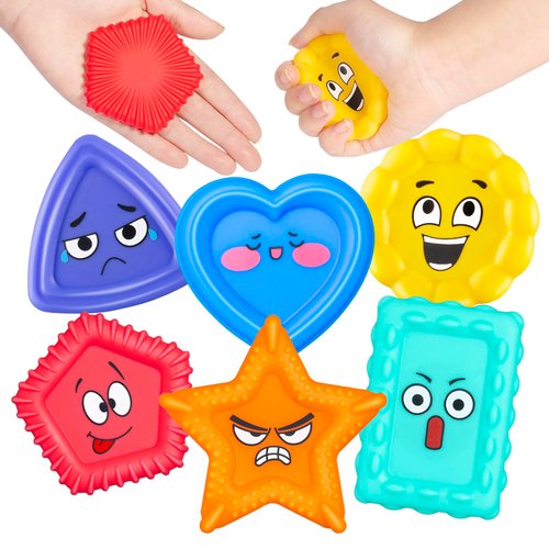 APLIST Emotion Sensory Toys for Toddlers Kids, Social Emotional Learning Toys for Nonverbal Autism Special Needs, Play Therapy Feelings Toys for Preschool Calm Down Corner, Quiet Tactile Fidget