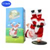 SdeNow Singing Dancing Santa Claus,Christmas Animatronics Musical Santa Claus Inverted Rotating Santa Animated Christmas Plush Toys Decorations Indoor for Kids