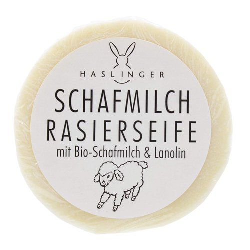 HASLINGER Sheep Milk Shaving Soap, 60 grams