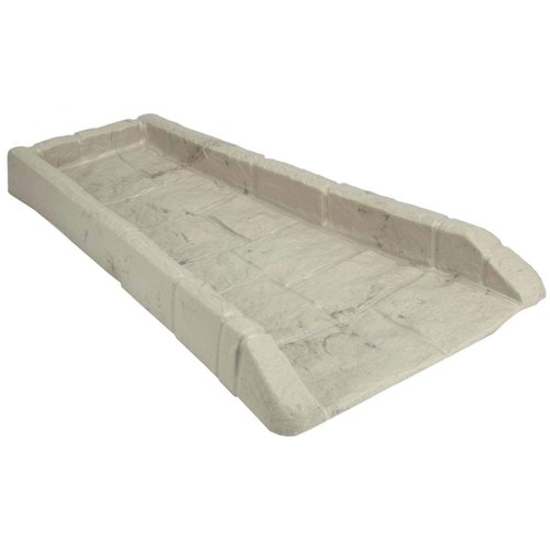 Suncast Resin SB24 Rain Gutter Downspout Splash Block, Light Taupe