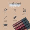 dome BEAUTY Hydralust Lipgloss - Hydrating Lip Gloss for Glossy Lips, Lightweight, Non-Sticky Formula, Clean Beauty Lip Makeup, Moisturizing Shine, Vegan, Cruelty-Free (Angela, 0.20 oz)