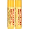 Burt's Bees Lip Balm Stocking Stuffers, Moisturizing Lip Care Christmas Gifts, Original Beeswax with Vitamin E & Peppermint Oil, Natural Origin Conditioning Lip Treatment (2-Pack)