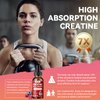 Creatine HCL Liquid Drops for Men & Women, Creatine Hydrochloride with L-Carnitine, L-Glutamine, BCAA, Vitamin B12 & B6 for Muscle Growth & Recovery-Vegan, Mixed Berry Flavor Flavor, 4 Fl Oz