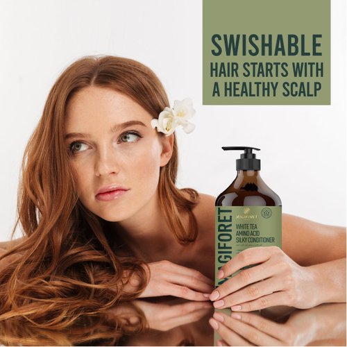 MagiForet Anti-dandruff & Scalp Treatment Conditioner 500ml For Dry, Flaky scalps, Help Clear Flakes, Leave Dry, Itchy Scalps Feeling Soothed