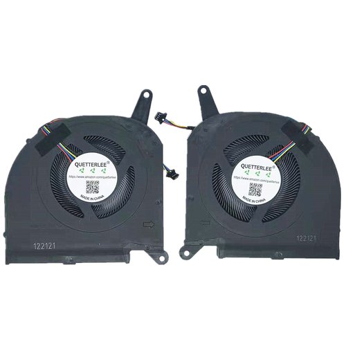 QUETTERLEE New Laptop CPU + GPU Cooling Fan for Gigabyte Aorus 15G 15P RX7P RX7G 2021 RTX30 17G XB XC XD GIGABYTE AERO 15 OLED XB XD RP75SA Gigabyte Aero 17 XA HDR XB WA Series FNGT FNGS DC12V 1A Fan