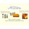 California Gold Artisan Soaps Tangerine Lavender Bar Soap-All Natural and Organic, 2-4 oz. bars (8oz. total)