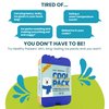 Healthy Packers Ice Pack for Lunch Box - Freezer Packs - Original Cool Pack | Slim & Long-Lasting Reusable Ice Packs for Lunch Bags and Cooler Bag (Set of 4)