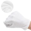 ENPOINT 10 Pairs Archival Photo Gloves, White Work Gloves for Handling Art Working Photography Womens Cloth Gloves Liners Bulk for Handling Jewelry, Film, Photo, Coin Metal Inspection Men & Women