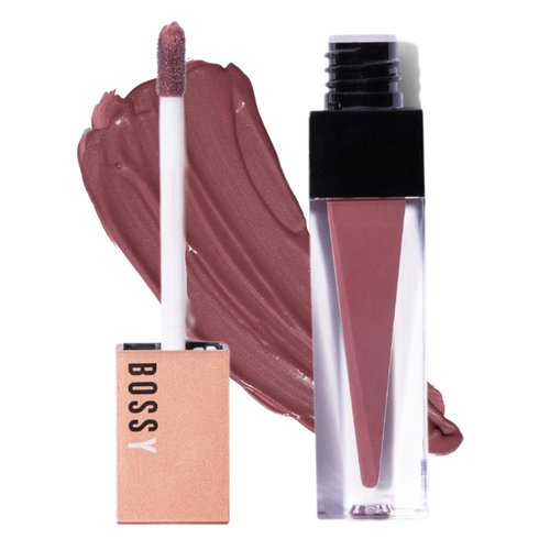 Bossy Cosmetics Liquid Lipstick for Women, Vegan, Hydrating, Long Lasting, Matte Lip Stick for Healthy & Full Lips, Paraben, Mineral Oil and Cruelty Free (Classy- Light Pink Color)