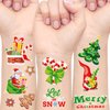76Pcs Christmas Decorations Temporary Tattoos for Kids Merry Christmas Party Favors Stocking Stuffer Christmas Eve Gift Xmas Tree Lights Santa