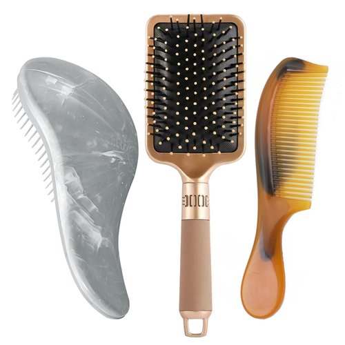 Hair Brush for Comb Thick Hair Detangling Dry Hair Wet Hair Curly Hair Best Hair Combs Suitable All Girls Children Men Hair Brushes for Women