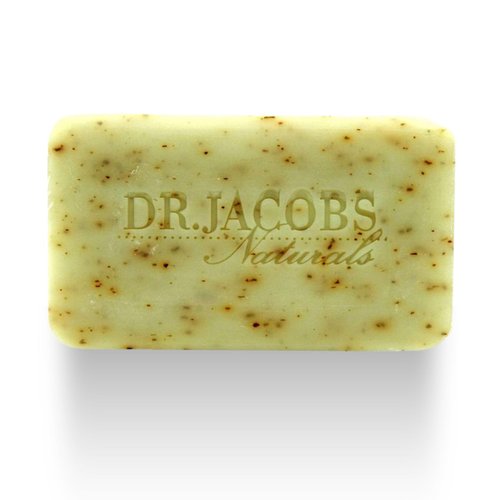 DR.JACOBS NATURALS Dr Jacobs Naturals, Triple Milled Loofah Exfoliating Castile Bar Soap 5 oz. - Minty Cucumber Mojito
