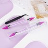 Nail Rhinestones Picker Dotting Pen, Upgrade Dual-Ended Wax Pencil For Rhinestones with 1 Tweezers, Nail Art Tools Set for Nail Art DIY Decoration