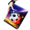 Soccer Card Binder 4 Pocket, Trading Card Binder with Sleeves, Sports Card Binder Collectible Trading Card Albums Fits 400 Cards with 50 Removable Sleeves