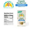 Newman's Own Organics Chamomile Tea Caffeine Free Herbal Tea for, Stomach Ease Tea that May Support Healthy Digestion, Egyptian Chamomile Tea with 20 Individually Wrapped Tea Bags Per Box (Pack of 6)