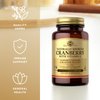 Solgar Naturally Sourced Cranberry with Vitamin C - 60 Vegetable Capsules - Supports Urinary & Bladder Health - Non-GMO, Vegan, Gluten Free - 60 Servings