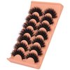Mink Lashes Fluffy False Eyelashes 18mm Dramatic Faux Mink Eyelashes Natural Look Cat Eye Volume Eye Lashes Multipack by Focipeysa