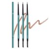 3Pcs Light Brown Waterproof Eyebrow Pencil,Ultra-Fine Mechanical Pencil with Spoolie Brush,Eyebrow Pencil Easy to Color,Draws Tiny Brow Hairs and Fills in Sparse Areas,Create Natural Eye Brow