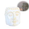 we pay your sales tax Aromatherapy Essential Oil Burner Warmer Ceramic Tea Light Holder Peaceful Buddha Shakyamuni Design